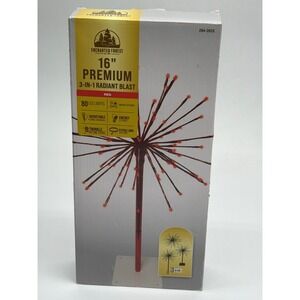 Enchanted Forest 16in Premium 3-in-1 Radiant Blast‎ Red 80 LED Light 284-2633